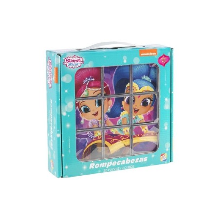 ROMPECABEZAS SHIMMER & SHINE 9 CUBOS