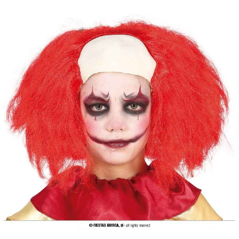 PELUCA CALVA PAYASO INFANTIL EN CAJA