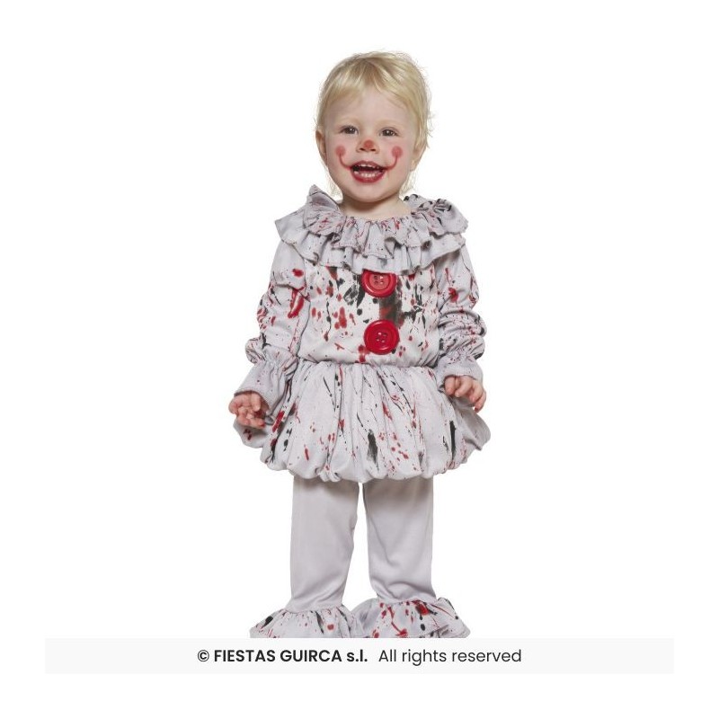 DISFRAZ PAYASO IT BAD CLOWN 12-18 Meses
