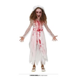 DISFRAZ NOVIA LLORONA SANGRIENTA 5-6 AÑO