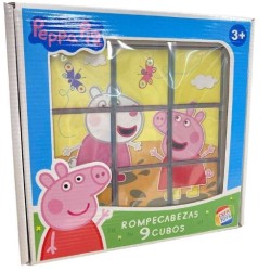 ROMPECABEZAS PEPPA PIG 9 CUBOS