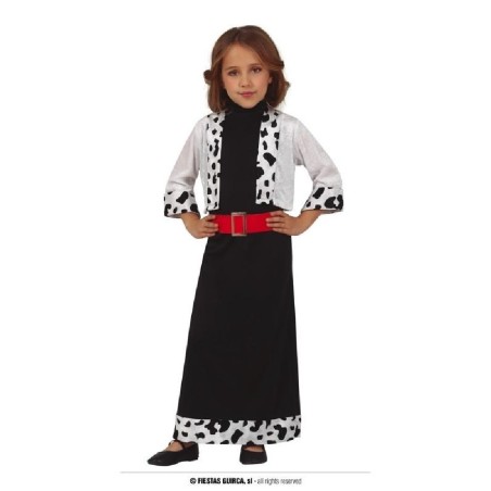 DISFRAZ CRUELA VILLANA 7-9 AÑOS