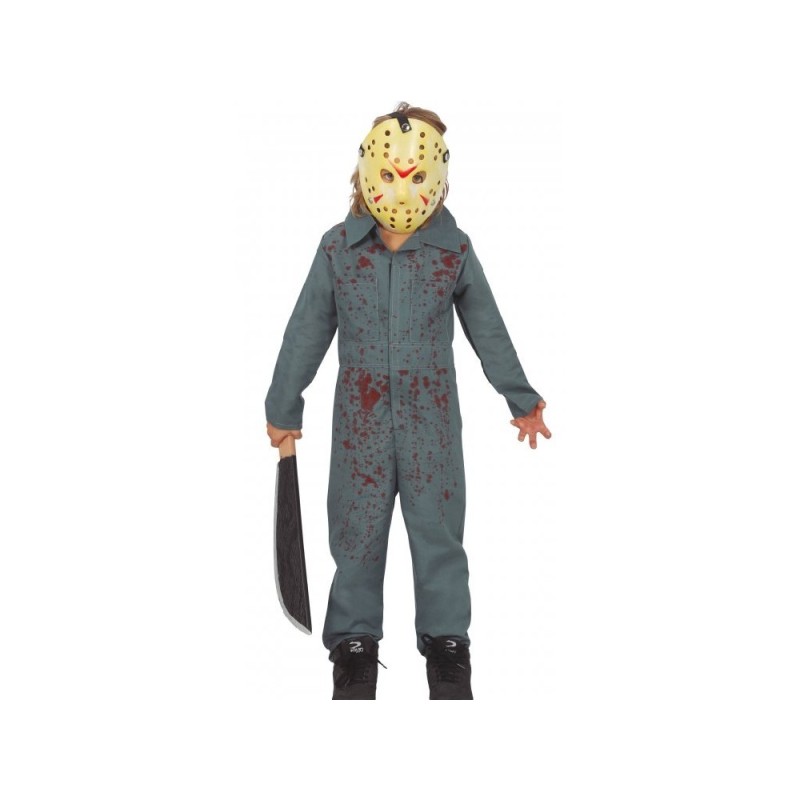 DISFRAZ JASON PSYCHO 7-9 Años