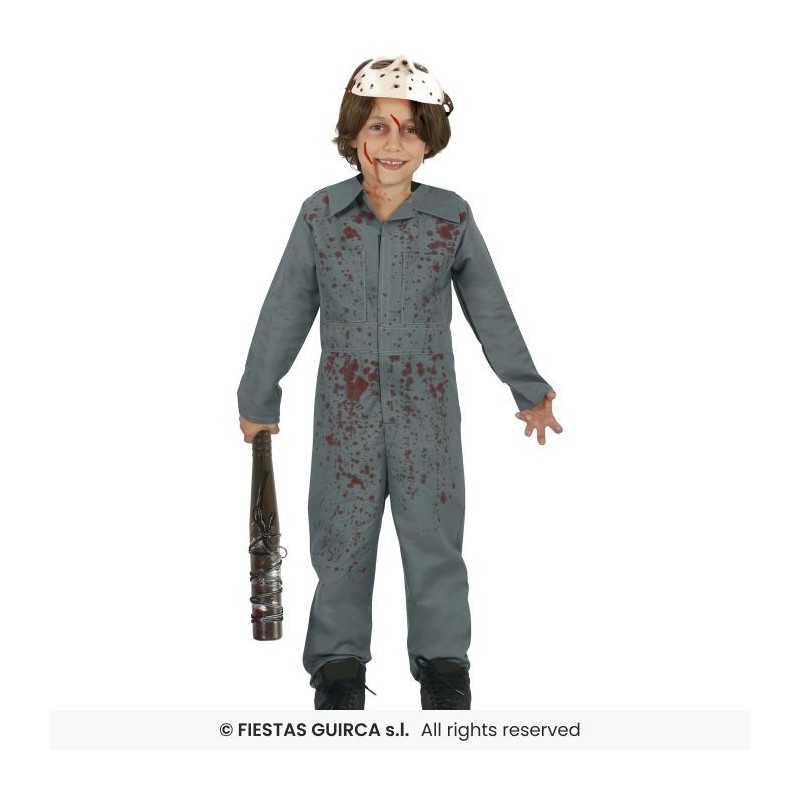 DISFRAZ JASON PSYCHO 7-9 Años