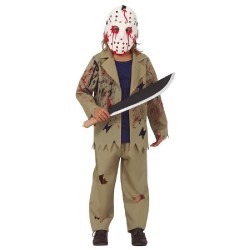 DISFRAZ ASESINO JASON JAZZ DEAD 5-6 AÑOS