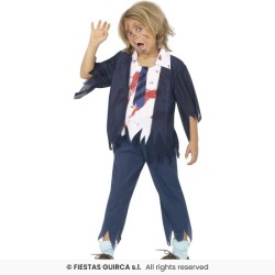DISFRAZ COLEGIAL ZOMBIE 7-9 Años 2