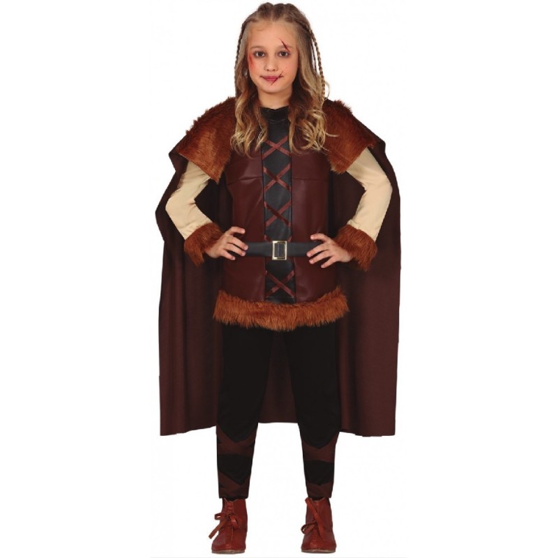 DISFRAZ VIKINGO- VIKINGA UNISEX 5-6 AÑOS