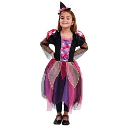 DISFRAZ BRUJA ROSA 7-9 AÑOS