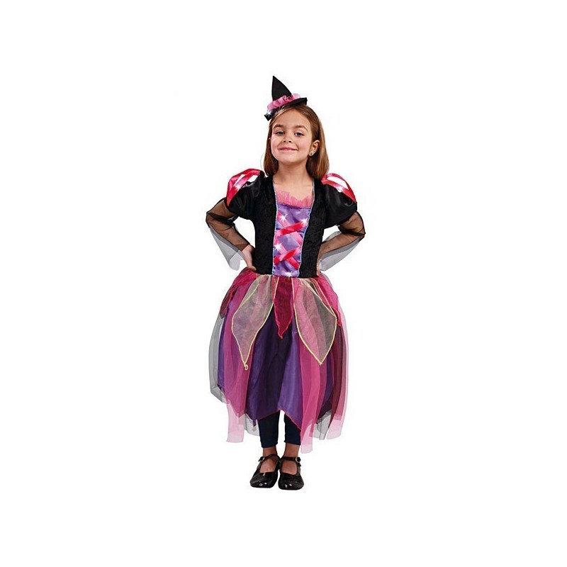 DISFRAZ BRUJA ROSA 7-9 AÑOS