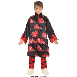 DISFRAZ NINJA NARUTO AKATSUKI 10-12 Años