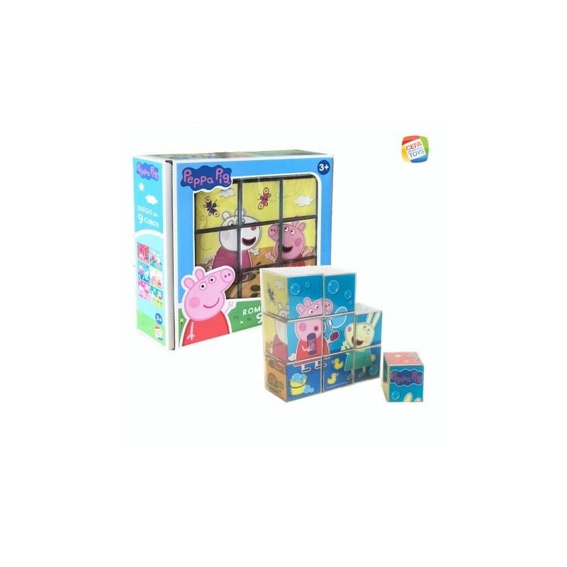 ROMPECABEZAS PEPPA PIG 9 CUBOS