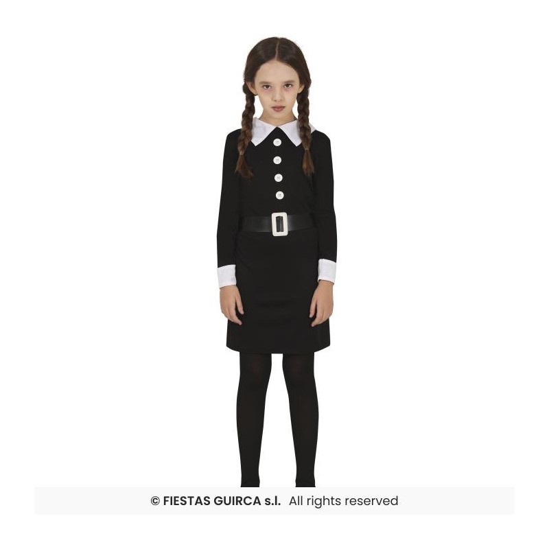 DISFRAZ MIERCOLES GOTHIC GIRL 3-4 Años