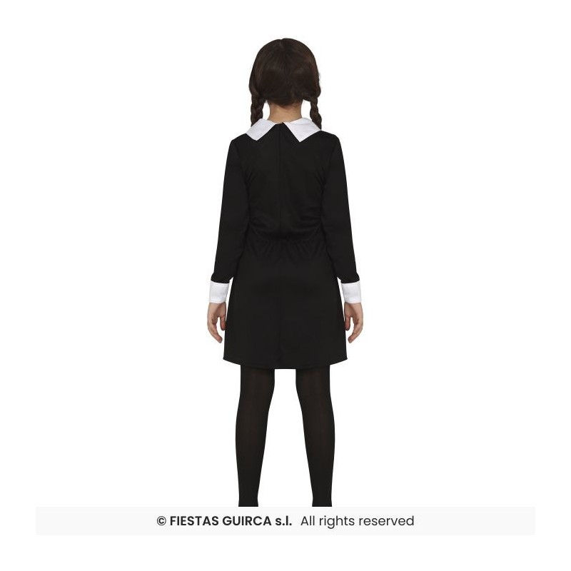 DISFRAZ MIERCOLES GOTHIC GIRL 3-4 Años