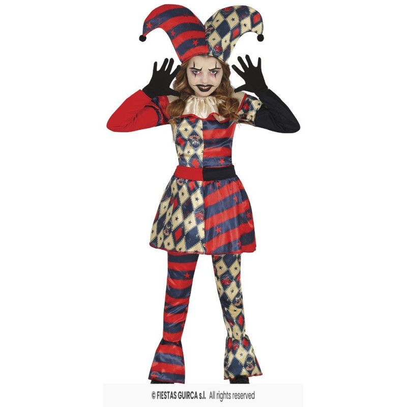 DISFRAZ DIAMOND HARLEQUIN 7-9 Años