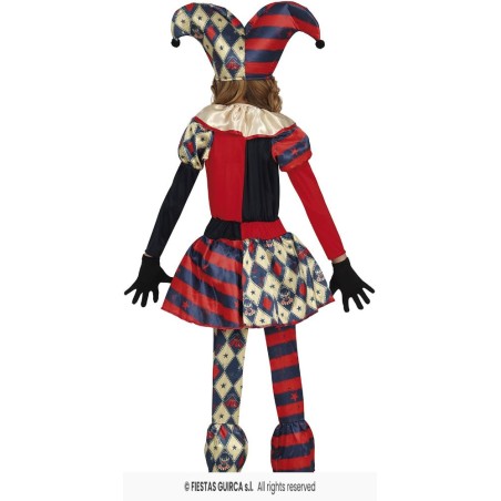 DISFRAZ DIAMOND HARLEQUIN 7-9 Años