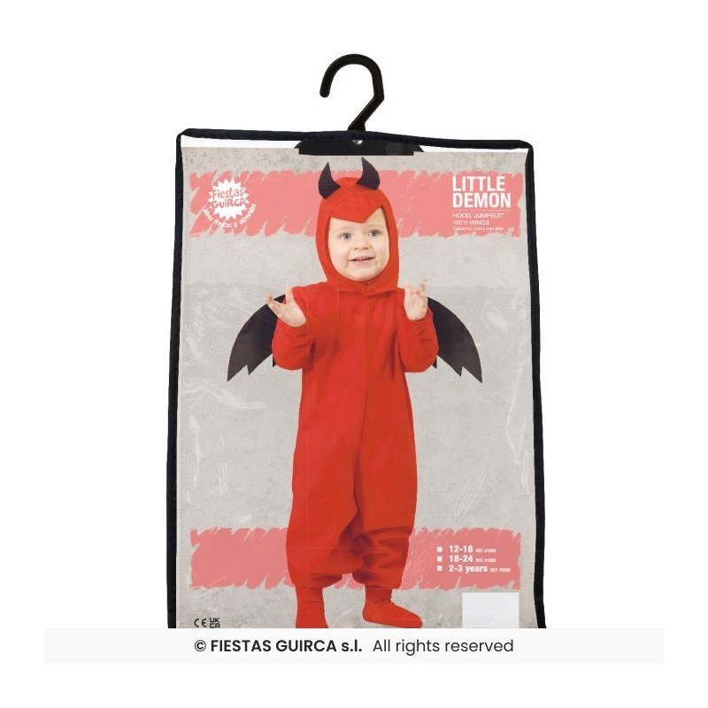 DISFRAZ DIABLILLO LITTLE DEVIL 2-3 Años