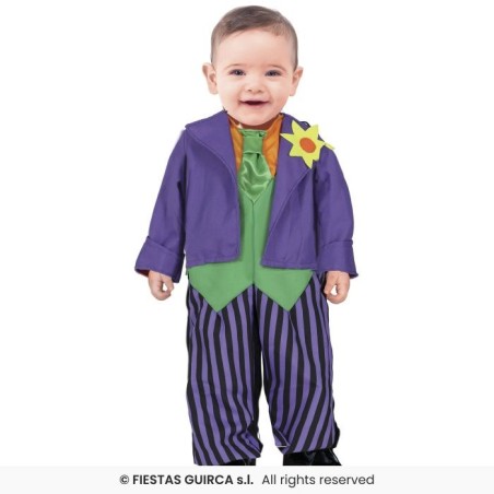 DISFRAZ JOKER CRAZY BUFFOON 2-3 Años