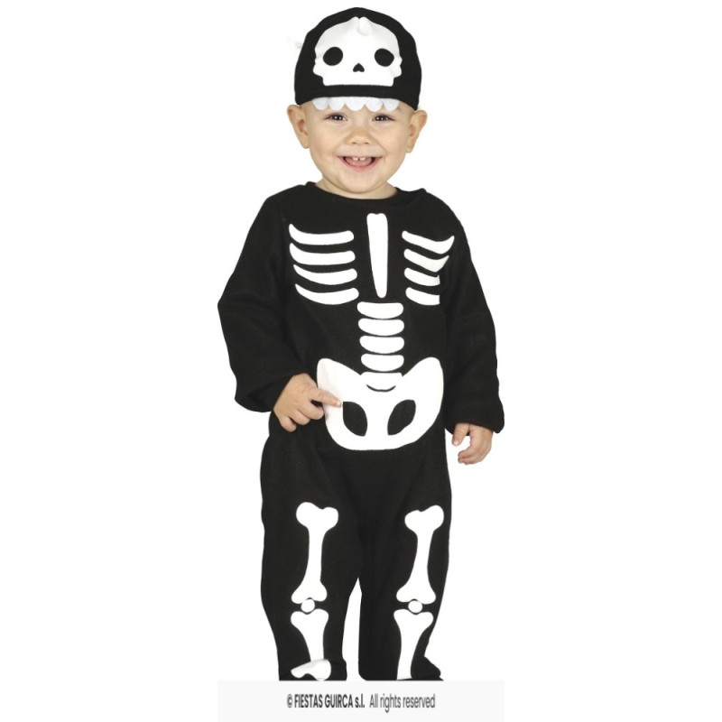DISFRAZ ESQUELETO CUTE 2-3 Años