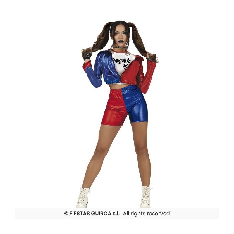 DISFRAZ HARLEYQUINN DANGEROUS GLAM (M)