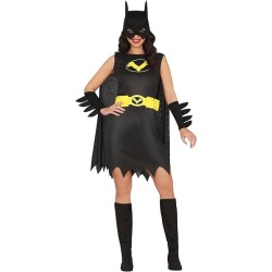 DISFRAZ SUPERHEROINA MUERCIELAGO BAT(S) 2