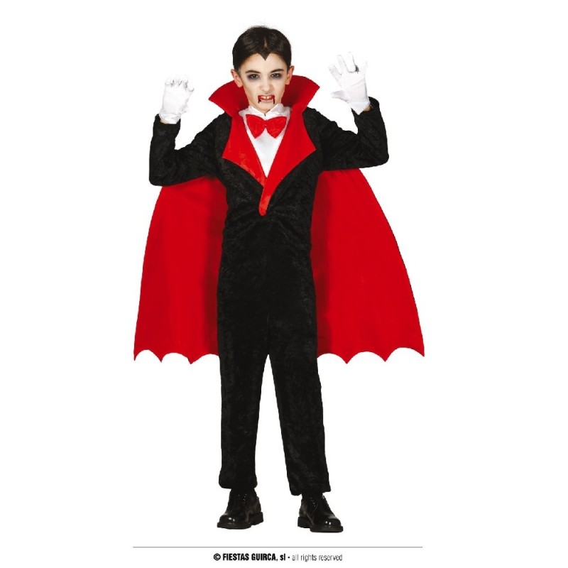 DISFRAZ VAMPIRO INFANTIL TALLA 3-4 AÑOS
