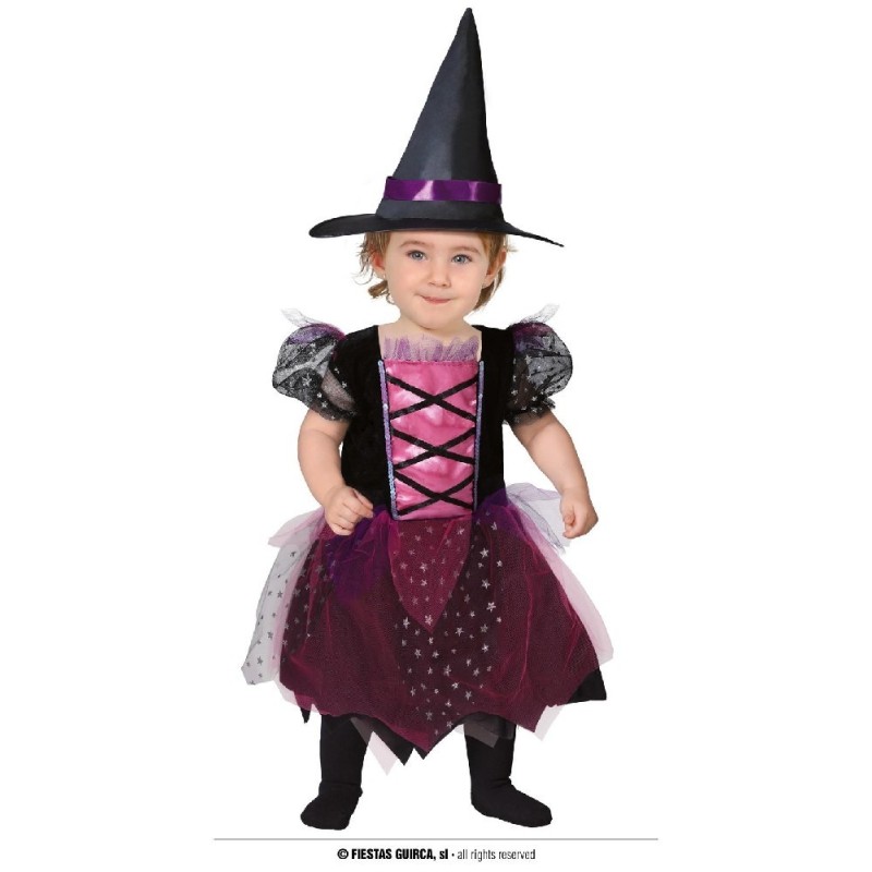 DISFRAZ BRUJITA MORADA BABY 18-24 MESES