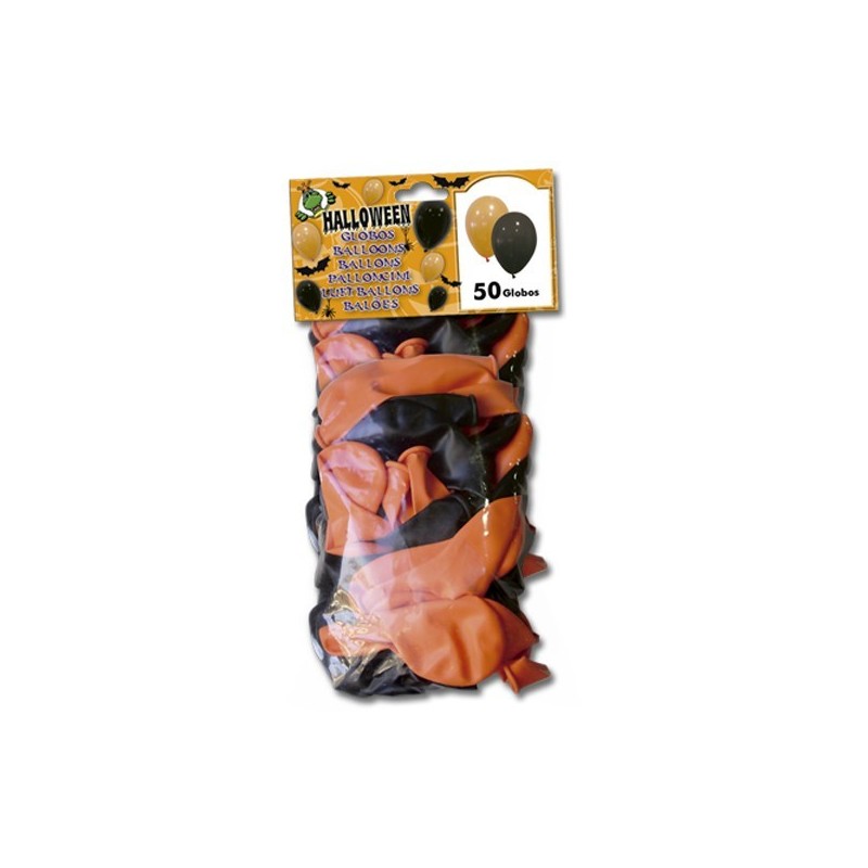 BOLSA 50 GLOBOS HALLOWEEN