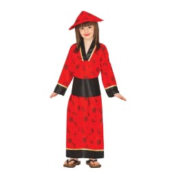 DISFRAZ CHINA ROJA INFANTIL 5-6 AÑOS