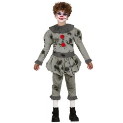 DISFRAZ PAYASO IT BAD CLOWN 10-12 Años