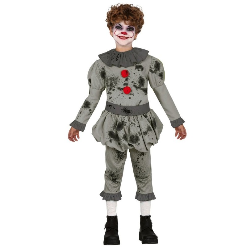 DISFRAZ PAYASO IT BAD CLOWN 10-12 Años