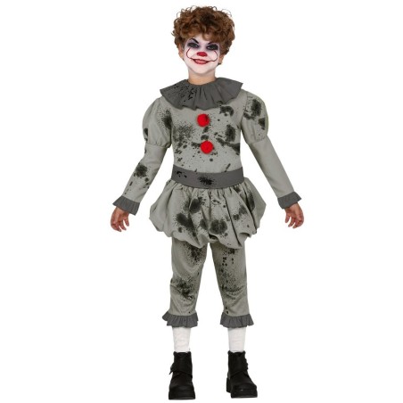 DISFRAZ PAYASO IT BAD CLOWN 10-12 Años