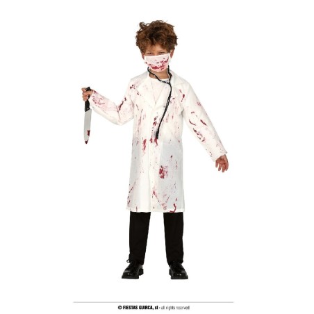 DISFRAZ CRAZY DENTIST DOCTOR SANGRIENTO 
