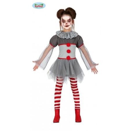 DISFRAZ PAYASA IT BAD CLOWN GIRLS 7-9 Añ