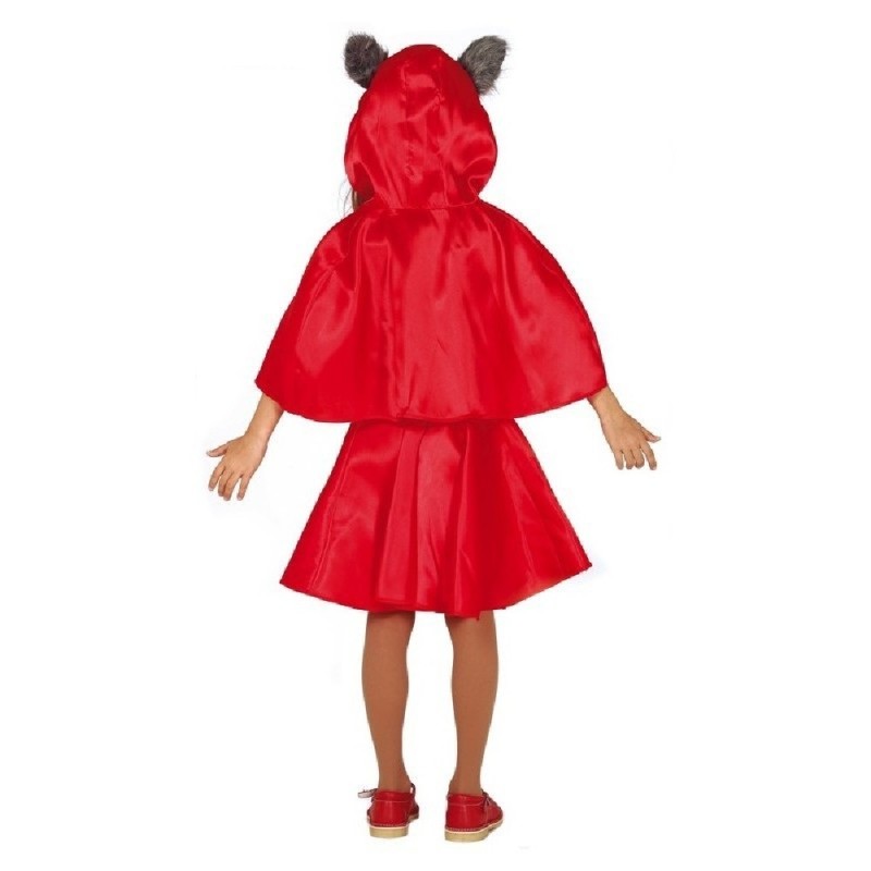DISFRAZ CAPERUCITA CAPUCHA LOBO CAZADORA