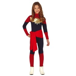 DISFRAZ SUPERHEROINA CAPITANA ESPACIAL 7