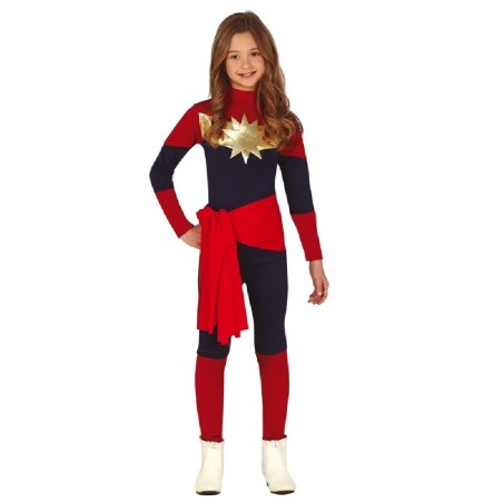 DISFRAZ SUPERHEROINA CAPITANA ESPACIAL 7