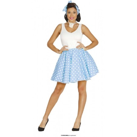 SET PIN UP AZUL CIELO ADULTA TALLA L 42-