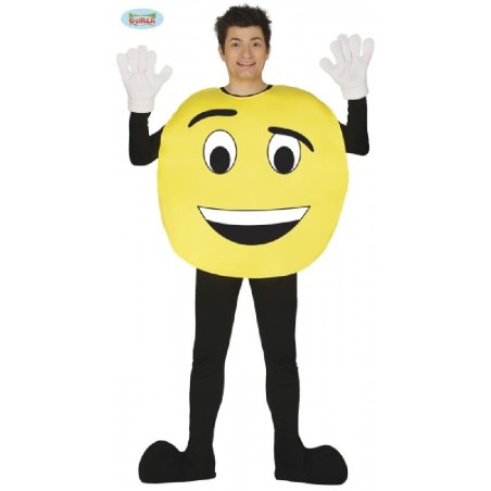 DISFRAZ EMOTICONO + M&M MIX CARAS