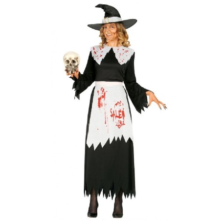 DISFRAZ BRUJA DE SALEM ADULTA TALLA M 38