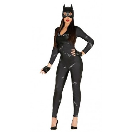 DISFRAZ CATWOMAN ELASTIC BLACK CAT MUJER