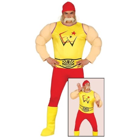 DISFRAZ LUCHADOR HOGAN TALLA M 42-44