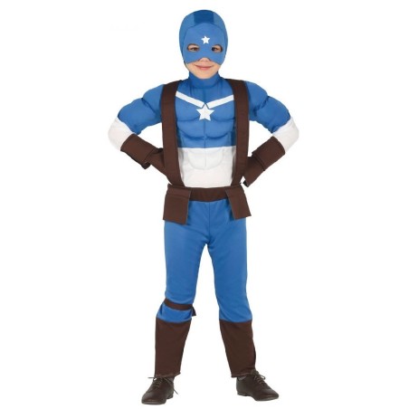 DISFRAZ CAPITAN AMERICA CIVIL WAR 5-6 AÑ