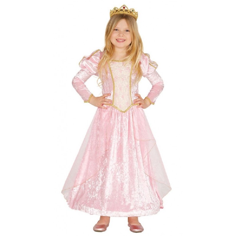 DISFRAZ DE PRINCESA VELVET ROSA 5-6 AÑOS
