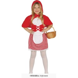 DISFRAZ CAPERUCITA ROJA 3-4 AÑOS