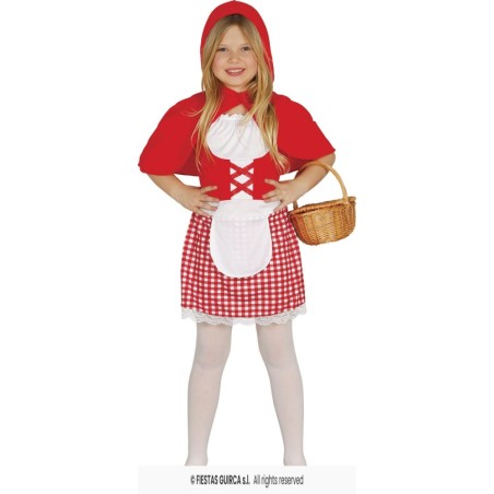 DISFRAZ CAPERUCITA ROJA 3-4 AÑOS