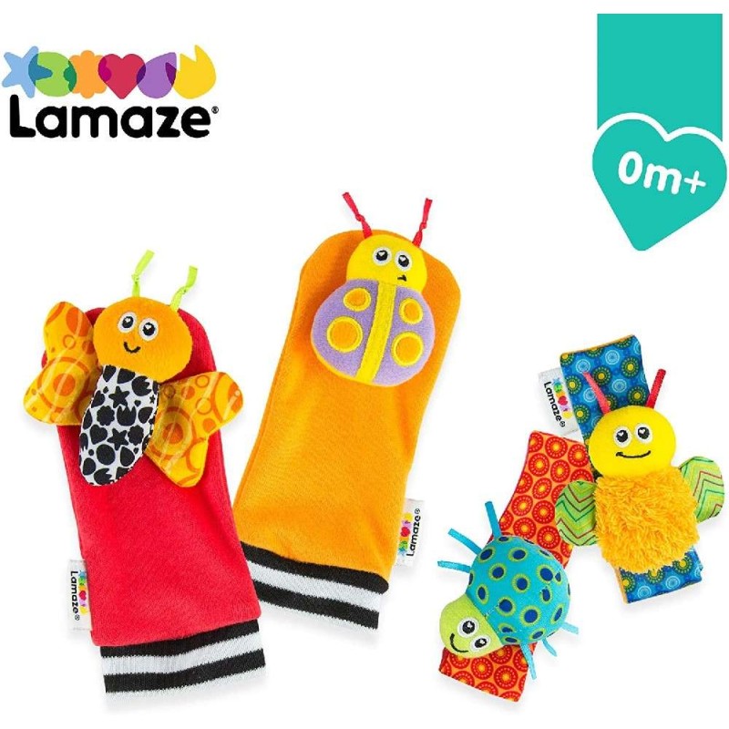 SONAJEROS MUÑECA Y CALCETINES LAMAZE