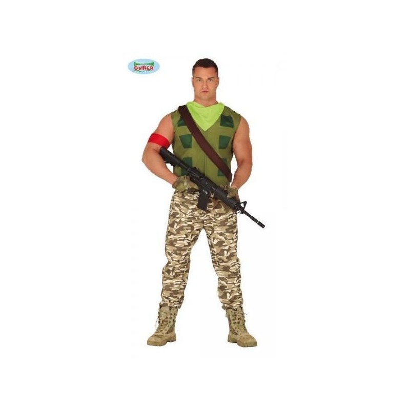 DISFRAZ MERCENARIO GAMER ADULTO TALLA M 