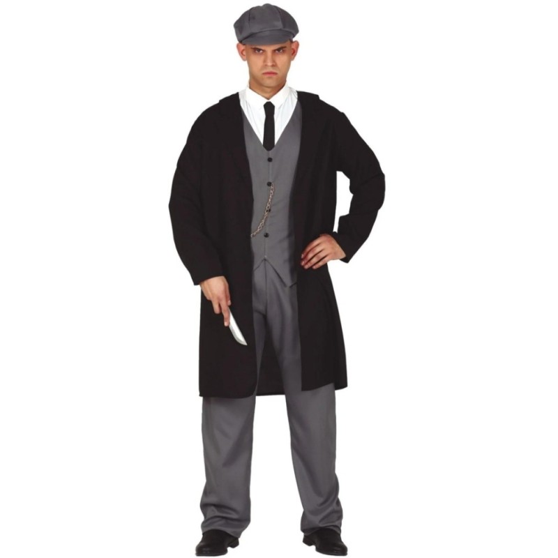 DISFRAZ GANGSTER INGLES, ADULTO, 48 – 50