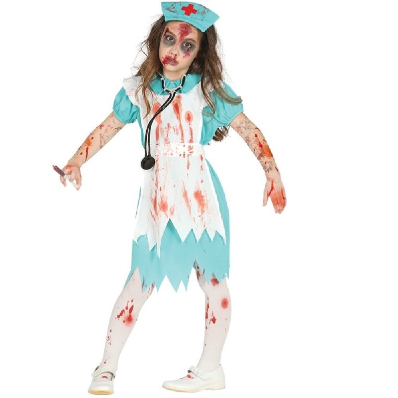 DISFRAZ ENFERMERA ZOMBIE 3-4 AÑOS