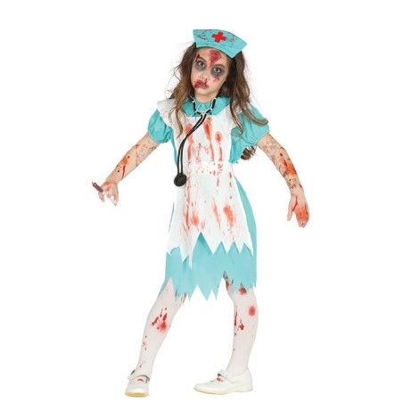 DISFRAZ ENFERMERA ZOMBIE 7-9 Años